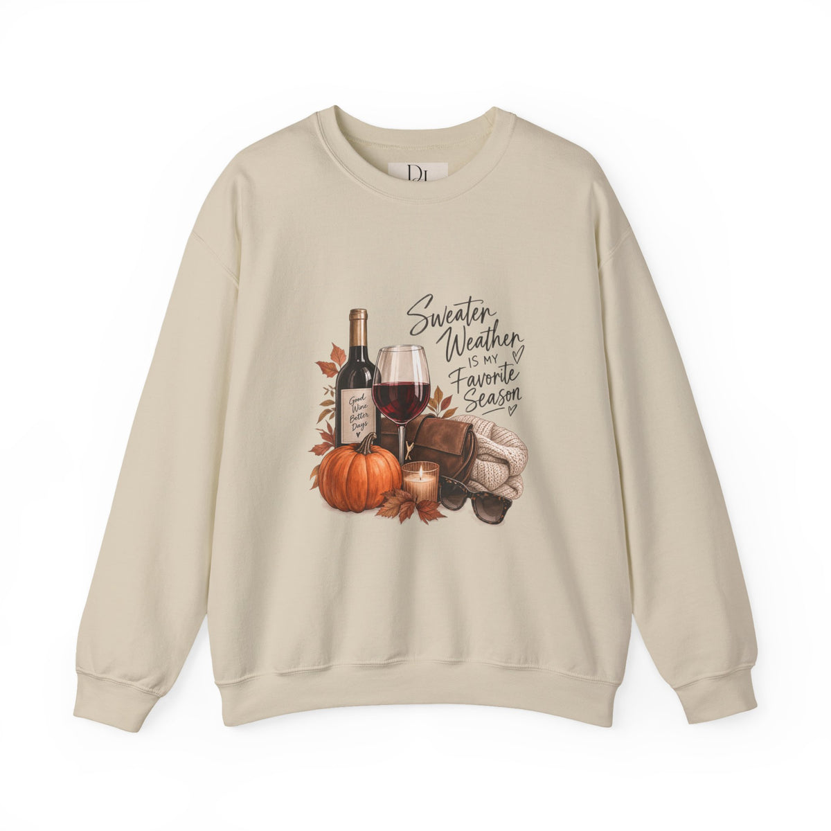 Sweater Weather Means Wine - Crewneck