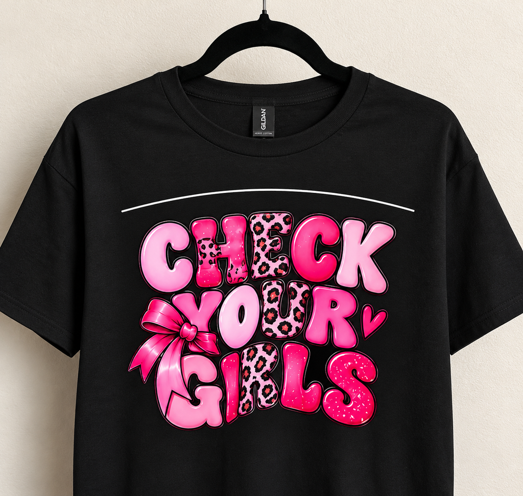 CHECK YOUR GIRLS TEE