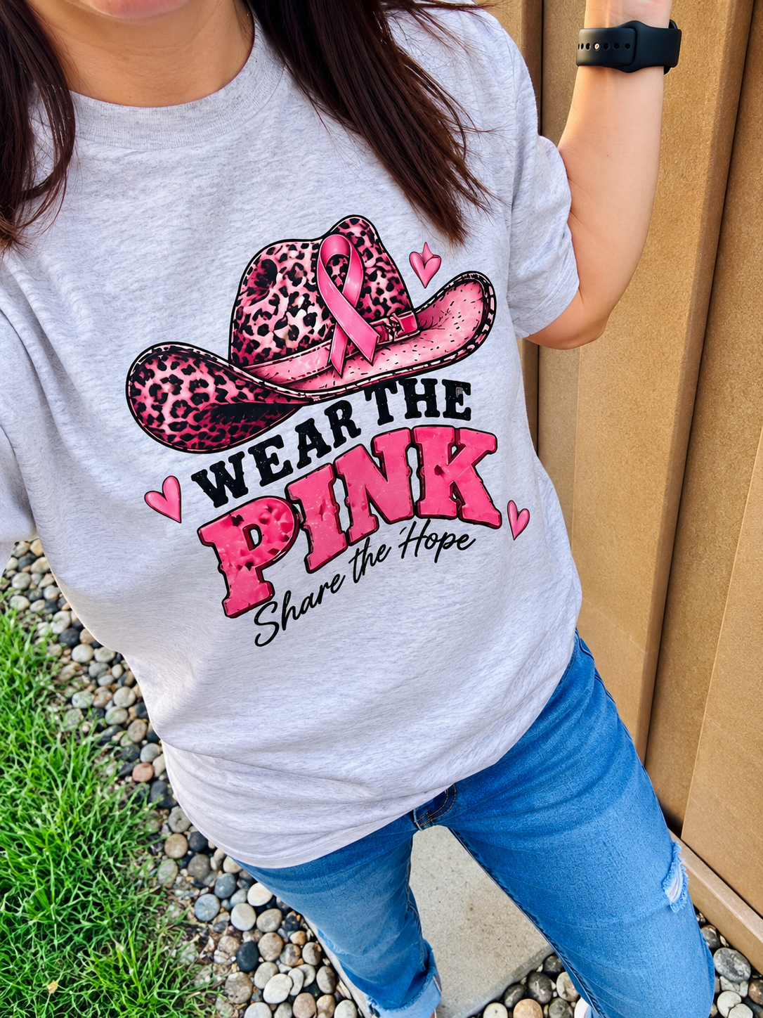 PINK HAT, BRAVE HEART TEE